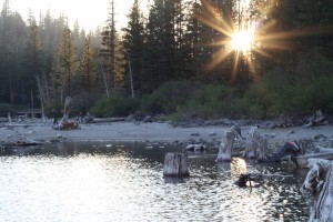 morning lake view